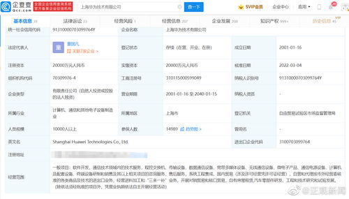 華為拓寬賽道 新增汽車零部件研發(fā)與工程服務(wù)業(yè)務(wù)
